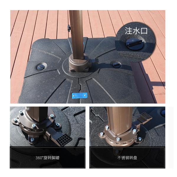 Manual Opening Outdoor Garden Patio Umbrella 1.4m 1.6m 1.8m2m 2.2m Durable