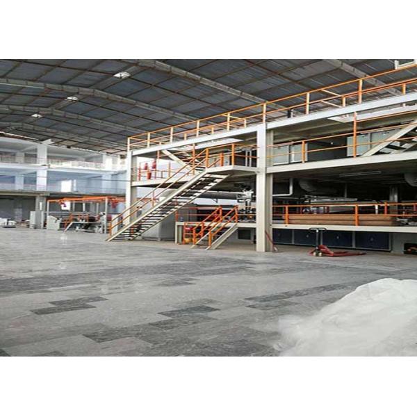 Single Beam PP Spunbond Non Woven Fabric Making Machine High Speed