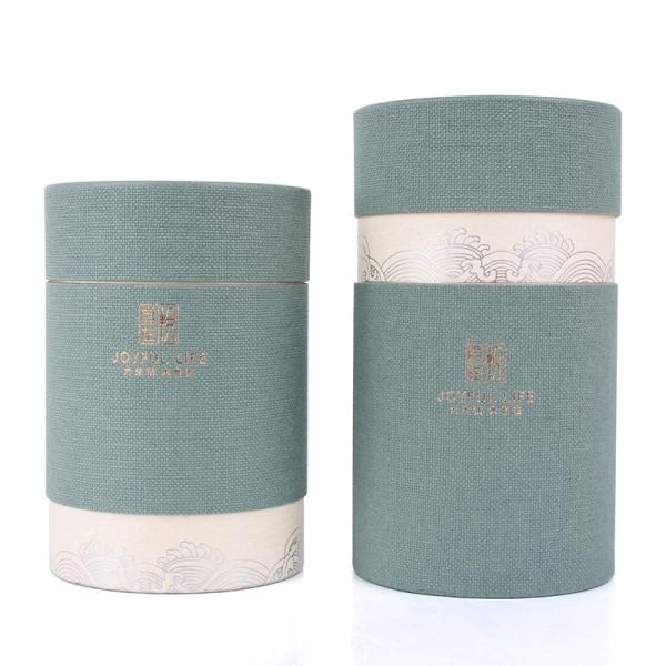 Kraft Paper Tube Packaging, пищевая картона, цилиндровый контейнер для чая
