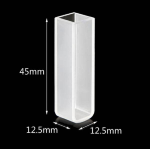 紫外線クォーツカベット 5ml/10mL 100%泡なし 紫外線スペクトロフォトメーターに兼容