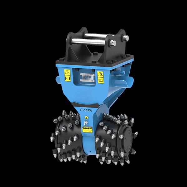 OEM Excavator Attachments Q345B Q345B NM400 Drum Cutter Use For 12 - 18 tons Excavator