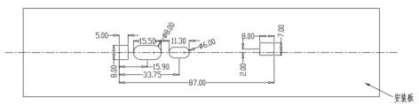 Ceiling Light Long Strip Microwave AC ON/OFF Motion Sensor, Compatible Working With Tri-proof Light