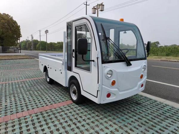 Garbage Dump Truck Garbage Transport Truck New Energy Electric 25km/H 2 passenger