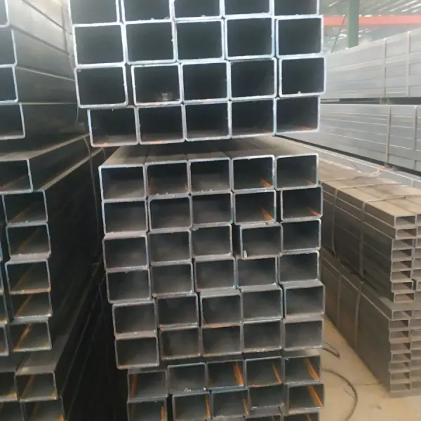 Low Carbon Schedule 40 Black Surface Treatment Square and Rectangular ERW Steel Pipe and Tube
