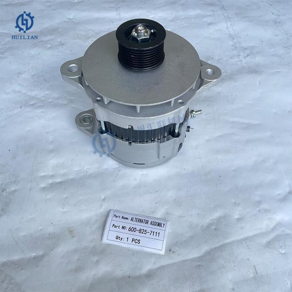 KOMATSU 600-825-7111 24V 75A Alternator For 600-825-7110 S6D140E SA6D140 SA6D140E Engine Part