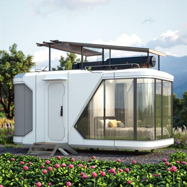 未来の宇宙カビンの魅力と利点を発見 家庭宿 屋外での宿泊のための新しい鉄鋼構造