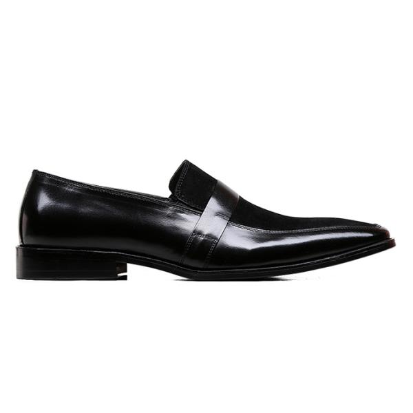 Colores mixtos zapatos de cuero masculino con costuras de cuero genuino Nubuck