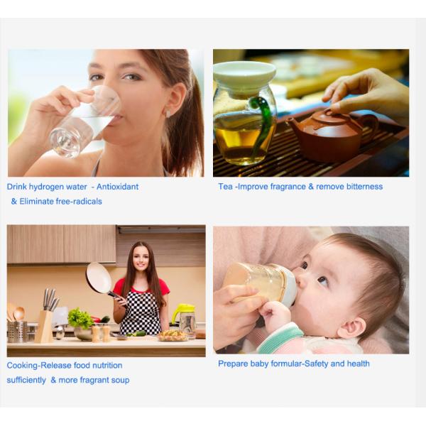 EHM Commercial Hydrogen Water Machine 3000ppb Stainless Steel Ionizer