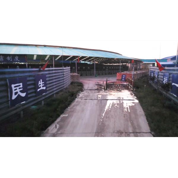 7.2m Section Rotary Kiln Brick Plant To Burning Clay Bricks With 1 Year Warranty