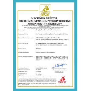Shanghai Terrui International Trade Co., Ltd. Certifications