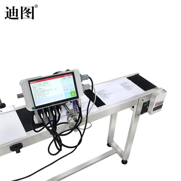 Full Auto Expiry Date Coding Logo TIJ Inkjet Printer Online Machine with Blue Ink