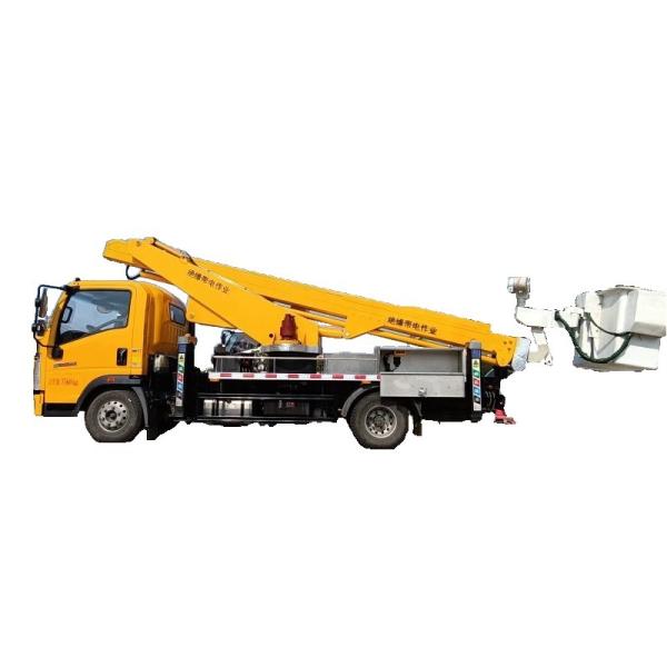 Dongfeng 4x2 Insulated Aerial Work Platform (AWP) | Dielectric MEWP for Live Line Maintenance & Power Utility | CE/ISO Certified