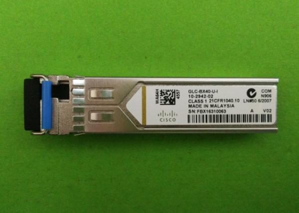 GLC-BX40-U-I 40km Fiber Optic SFP Module , Fiber Interface Module 1310nm / 1550nm
