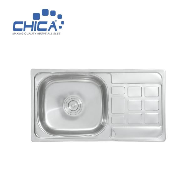 CH7540B Single Bowl Sink  Stainless Steel Kitchen Sink Press Kitchen Sink