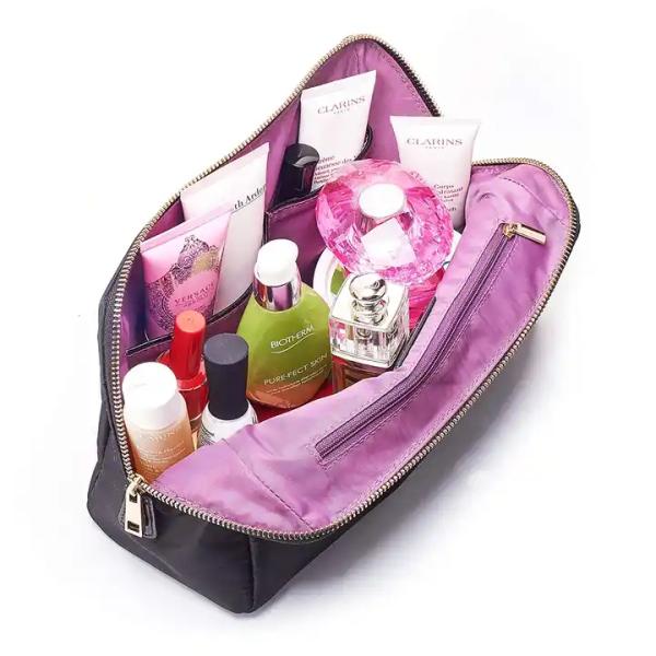 Transfert imprimé femmes maquillage organisateur de voyage mignon 10 x 3 x 8 pouces étiquette privée