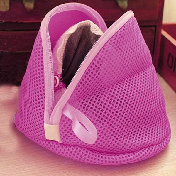 Sponge Mesh Womens Underwear Bra Laundry Bag , Hosiery Protect Aid Mesh Bags