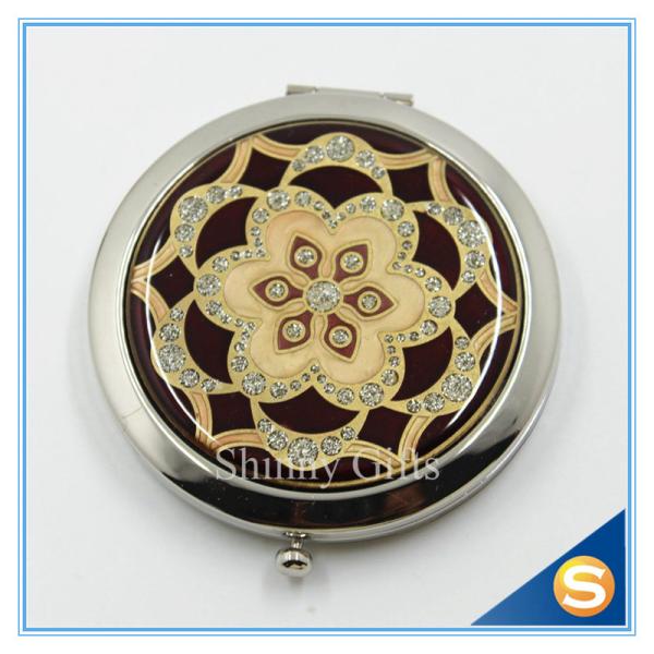 Shinny Gifts Custom Personalized Pocket Cosmetic Mirror Promotional Cosmetic mirror