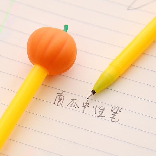 0.5mm Cute Pumpkin forma Neutral firma de la pluma Creativa de Halloween Regalo de gel de la pluma