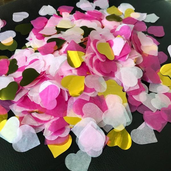 Make Your Party Holiday Stand Out with Heart Tissue Paper Confetti in Customized Colors