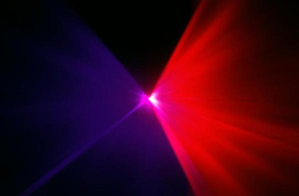 80mW Double Heads Beam Music Disco Laser Lights For Parties / DJ AC 100 - 240V