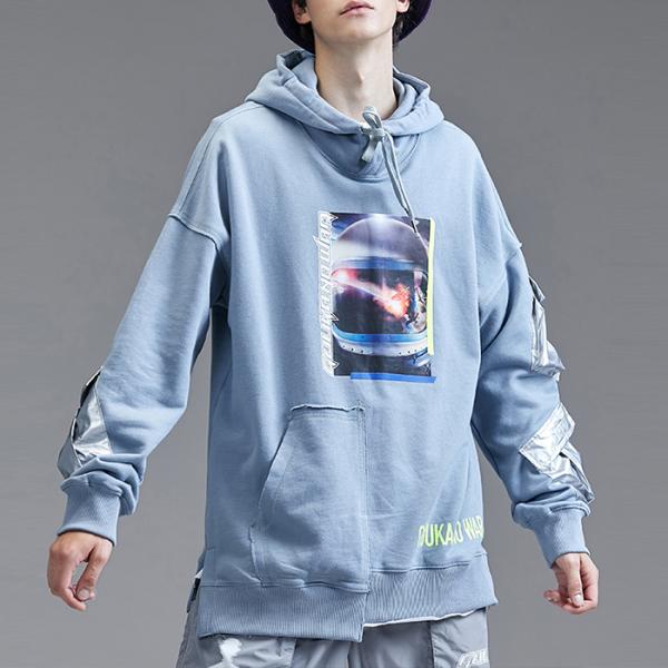 Street Style Mens Hoodies And Sweatshirts Fashionable ODM / OEM Service Available