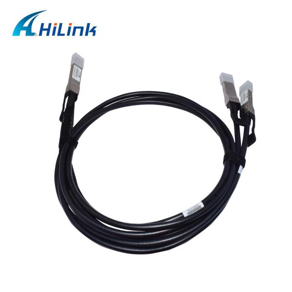 2M 400G DAC Cable QSFPDD To 2X200G / SFP56DAC 30AWG Direct Attach Copper Twinax Cable