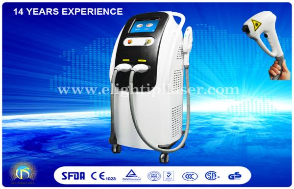 English Ipl Diode Laser Machine Ultra Quiet Water Pump 2 In 1