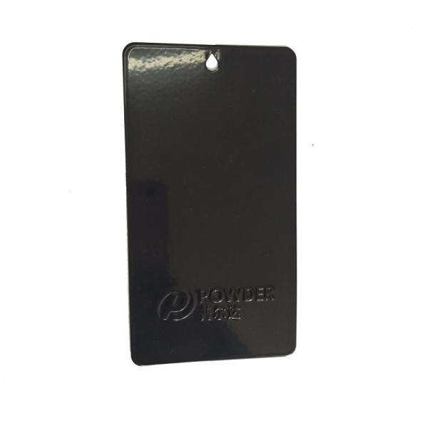 Epoxy Polyester Resin Decorative Powder Coating Black Color High Glossy Smooth Finish