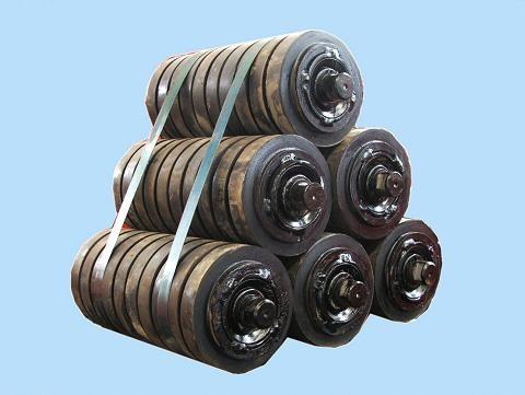 Diameter 159*530 return roller belt conveyor  plastic conveyor rollers