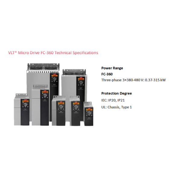 Variador De Frecuencia Danfoss FC-360H22KT4E20H2B 134F2983 danfoss Vlt Micro Drive