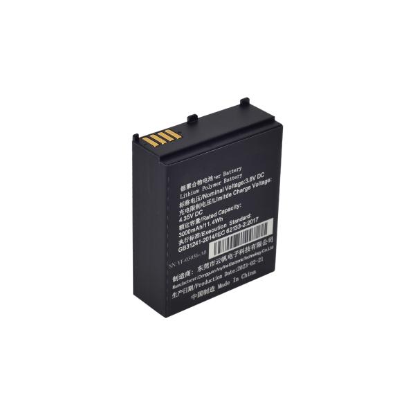3.8V 3000mah Прибор для правоохранительных органов Батарея безопасности Литийная батарея