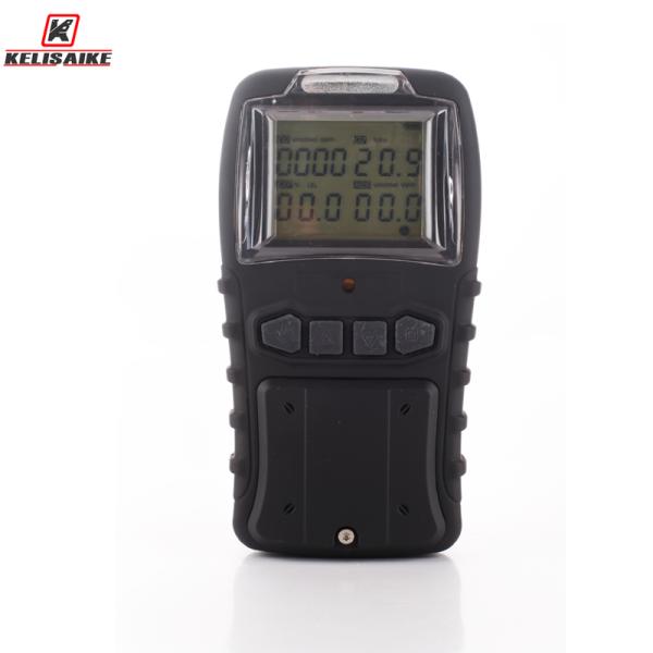3.7V Rechargeable Battery Portable Gas Detector K60-IV For CO H2S LEL