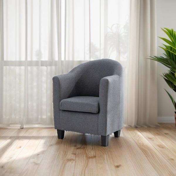 Chaise de canapé unique moderne pour salon ISO 8191 ignifuge