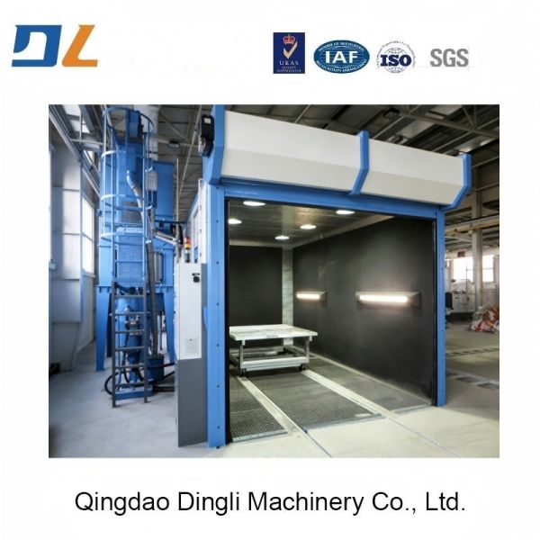 DIY Sandblasting Booth Industrial Size Blast Booth with Sand Blasting Pot