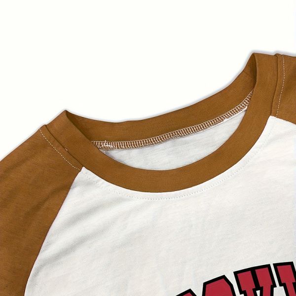 Relaxed Style Long Sleeve Crew Neck T Shirt Gradient Color Round Neck Long Sleeve Top