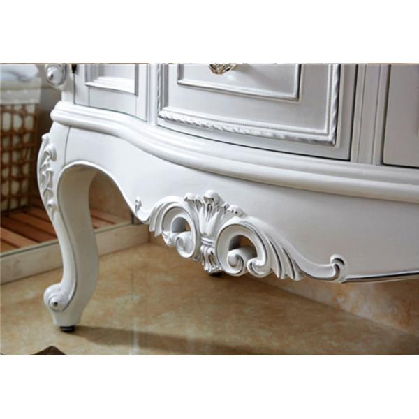 60cm Ceramic Basins Solid Wood Bathroom Vanity