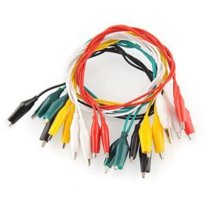 Crocodile Clips Jumper Wires Brass / Copper / Steel Nickel Plated Finish