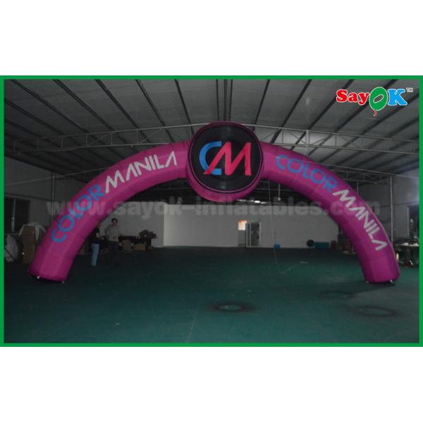 Inflatable Arches Oxford Cloth Advertising Inflatable Entrance Arch Gate With Led Light
