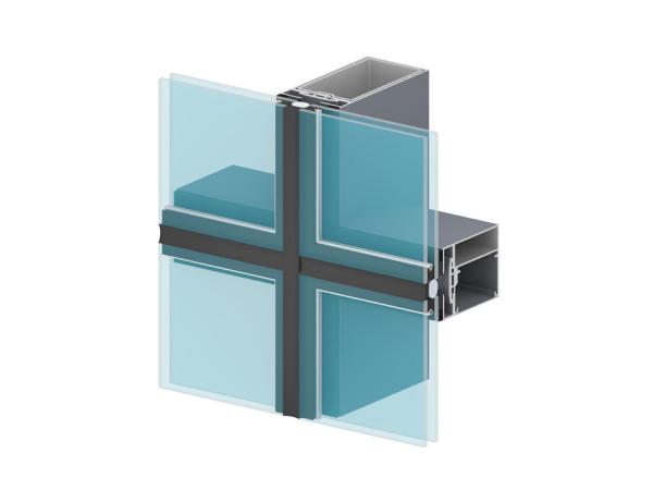 Professional  Aluminium Curtain Wall Profile Thin  Aluminium Extrusion Frame