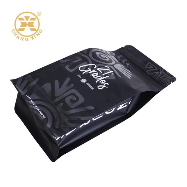 Moisture Proof 15oz Flat Bottom Coffee Bags Stand Up Zipper Bags Fit For Coffee Bean Tea 250g 500g 1kg