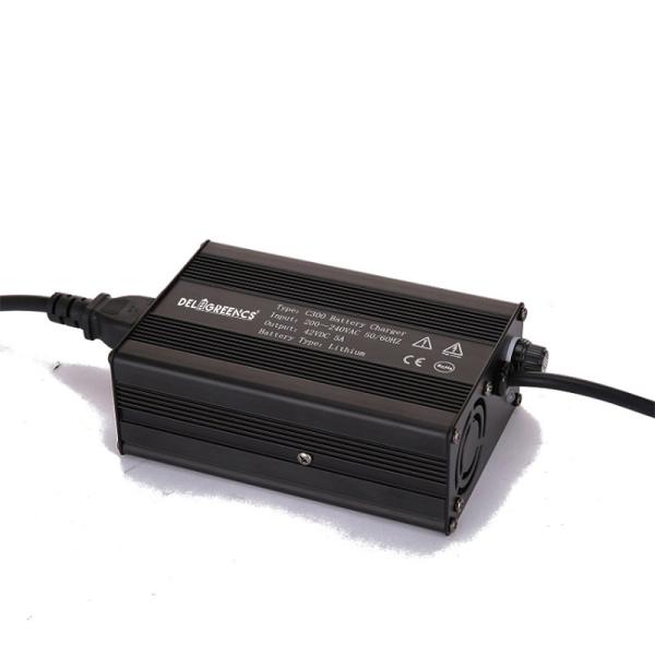 Fast Charging 60V 10A Lithium Battery Charger with Aluminum Shell for Electric Scooter
