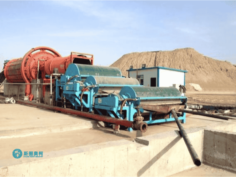 Mining Magnets Separator 0.4mm-0.8mm Size Ore Beneficiation Equipment