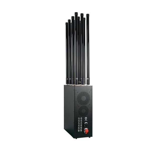 Backpack Anti Drone System With 70MHz-6000MHz Frequency 3KM Range 50W For UAV Jamming