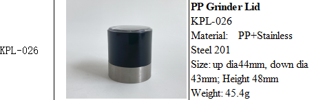 45.4 G Butterfly Cap PP Stainless Steel 201 For Customer Requirements