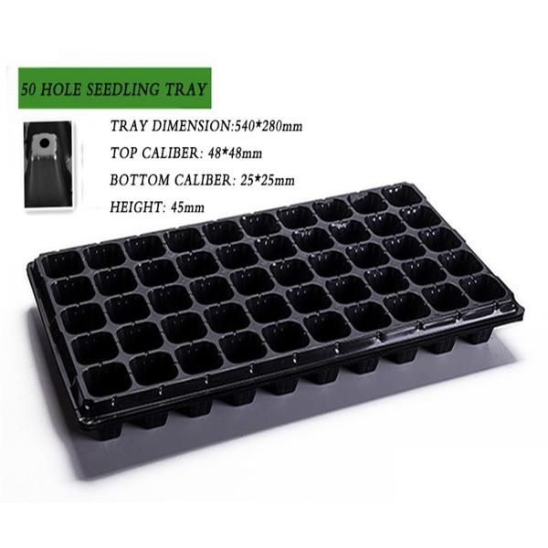 200-cell Plastic Seedling Tray - 2mm Thick and Aging Resistant for Durable Plant Growth