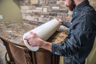 Risco transparente do agregado familiar 100m 3 Mil Stone Guard Marble Protection anti