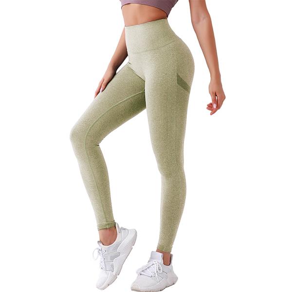 Anti Cellulite High Waisted Gym Leggings Seamless Quick Dry