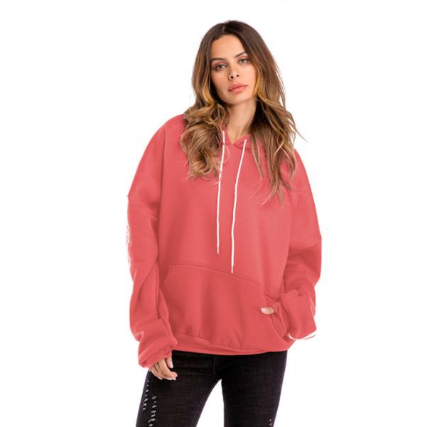 Autumn Plus Size Ladies Shirts Blank Kangaroo Pouch Hoodie Any Size Available