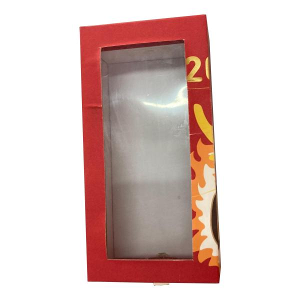 Hot Sale Custom Logo Printed Recycle Cardboard Gift Packing Box Paper Drawer Packaging Box With Clear Die-cut Window