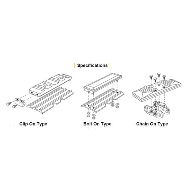 450 мм/600 мм резиновые подшипники с болтом для PC30 PC40 PC45 PC60 PC75 резиновые подшипники для экскаваторов